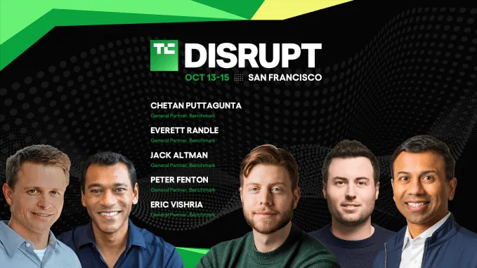 核心事件:Benchmark 全体合伙人在 TechCrunch Disrupt 2026 聚首|新闻截图 核心事件:Benchmark 全体合伙人在 TechCrunch Disrupt 2026 聚首