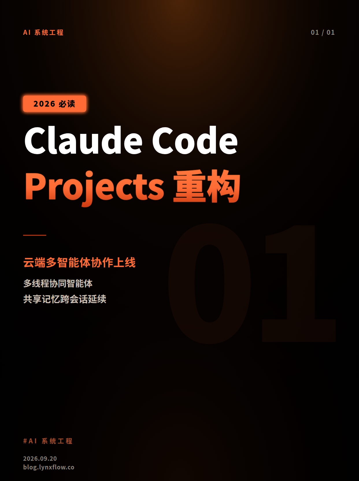 Claude Code 重构 Projects 功能:云端多智能体协作系统正式上线