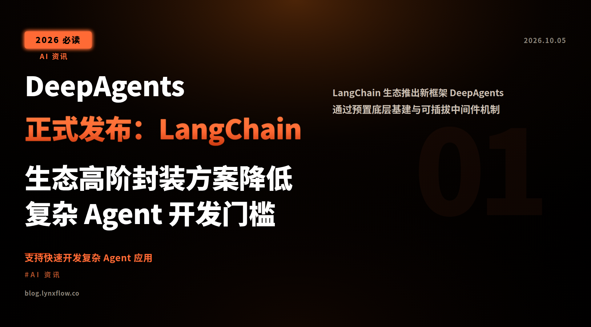 Featured image of post DeepAgents Released: High-Level Wrapper for LangChain Ecosystem Lowers Complex Agent Development Barrier