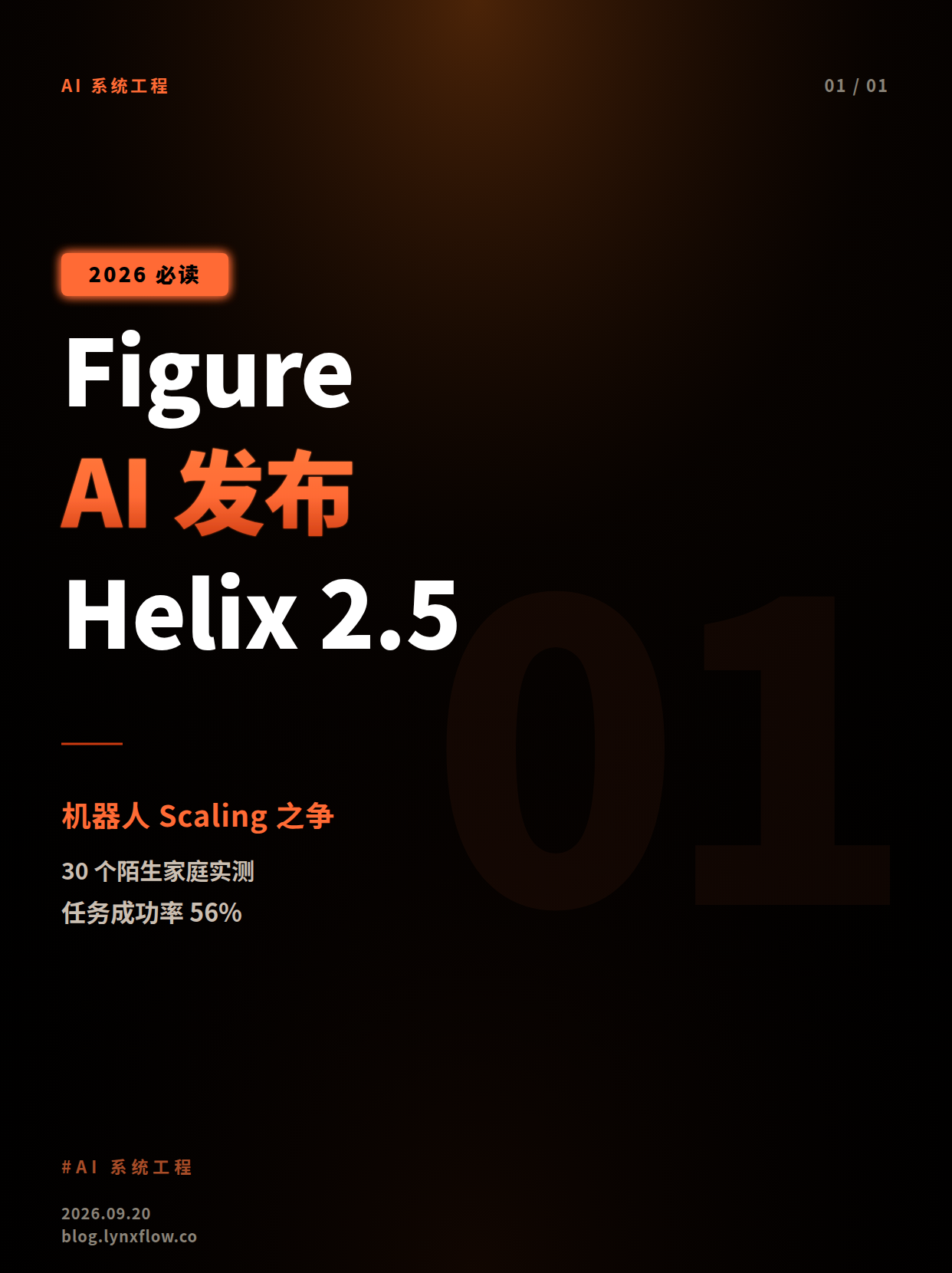 Figure AI 发布 Helix 2.5:56% 成功率引泛化能力之争,390 亿美元估值背后的机器人 scaling law 迷思