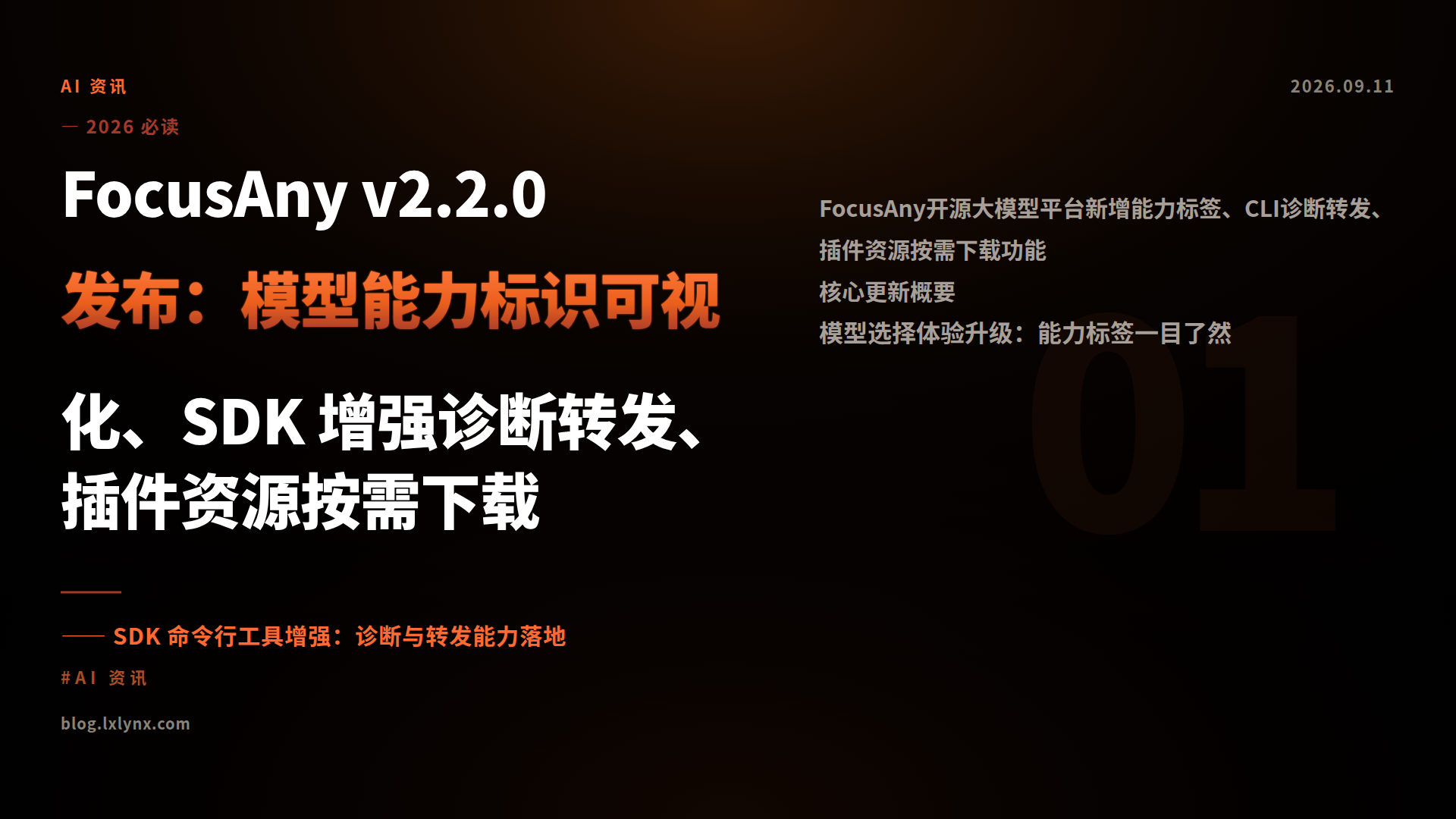 FocusAny v2.2.0 发布：模型能力标识可视化、SDK 增强诊断转发、插件资源按需下载