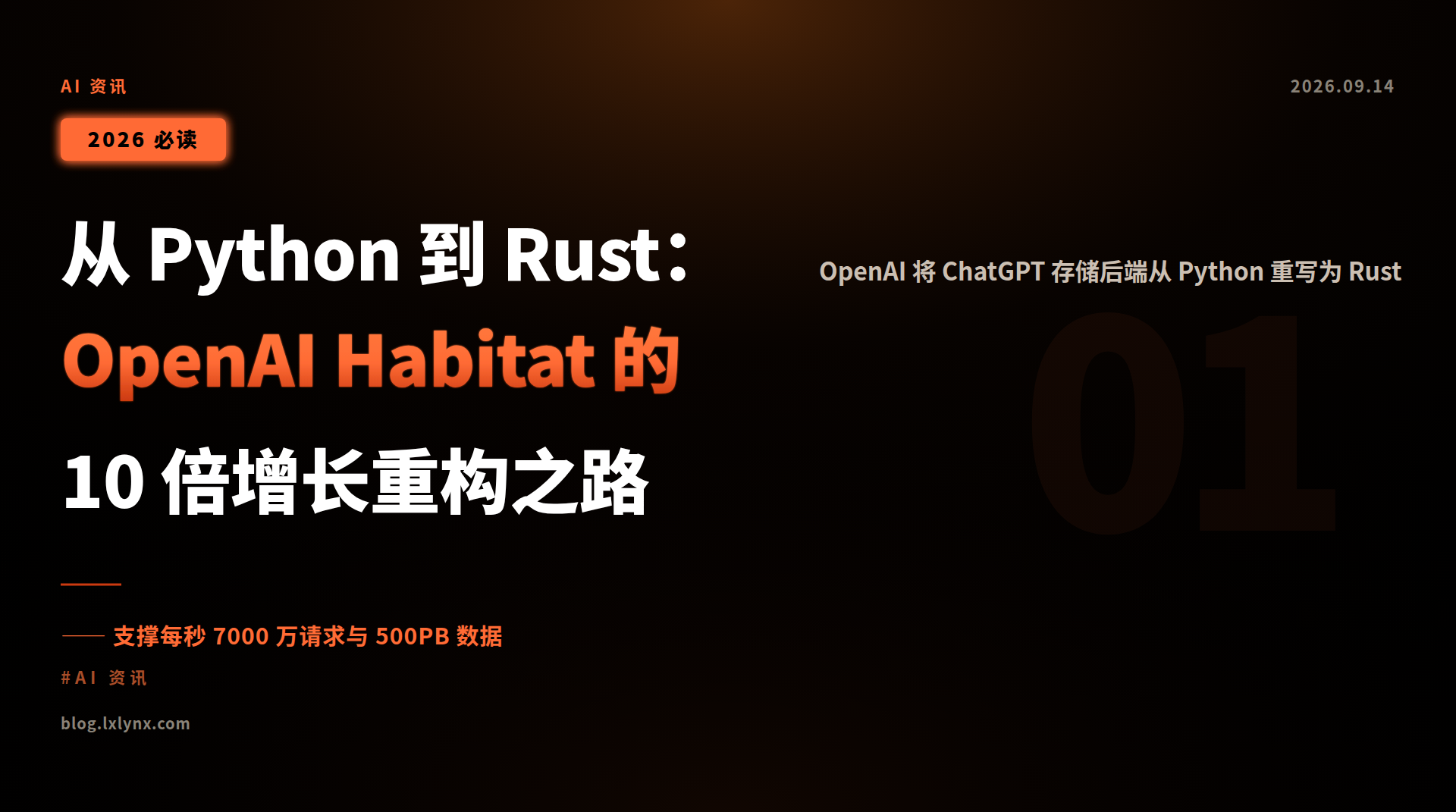 从 Python 到 Rust:OpenAI Habitat 的 10 倍增长重构之路