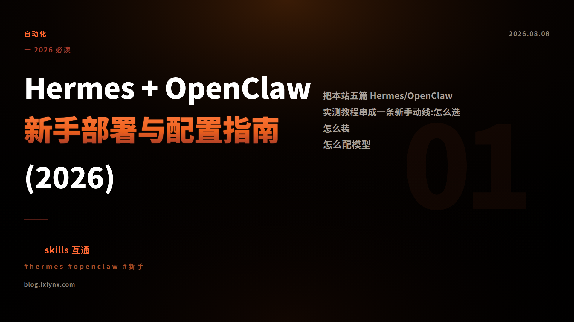 Hermes + OpenClaw 新手部署与配置指南(2026)
