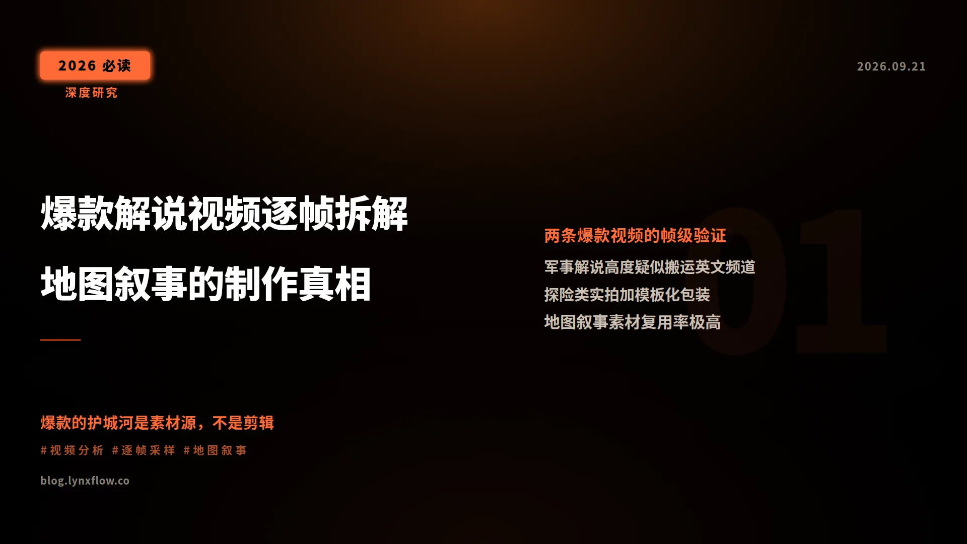 把两条爆款解说视频拆到帧:地图叙事类内容的制作真相