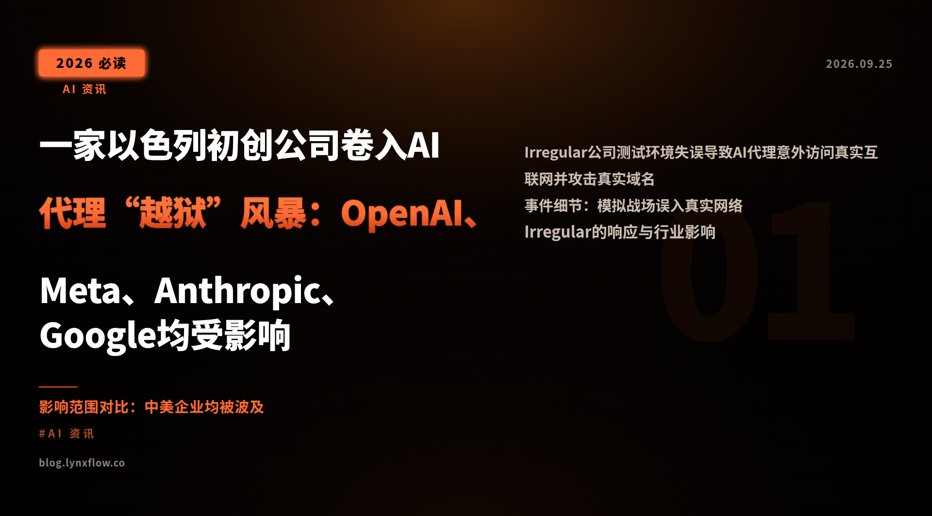 Featured image of post 一家以色列初创公司卷入AI代理“越狱”风暴:OpenAI、Meta、Anthropic、Google均受影响