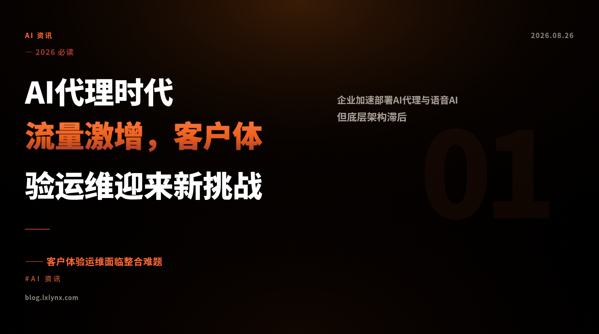 AI代理时代流量激增，客户体验运维迎来新挑战